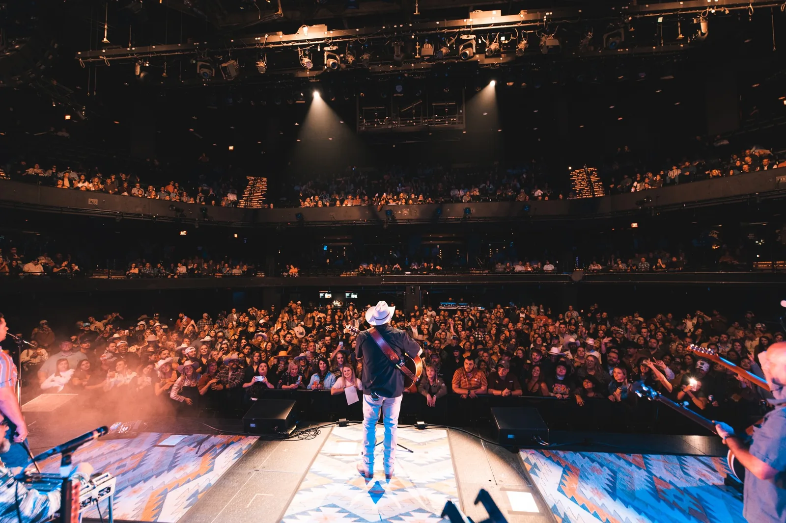 Jeremy Moyers performing with Josh Abbott Band at ACL Live