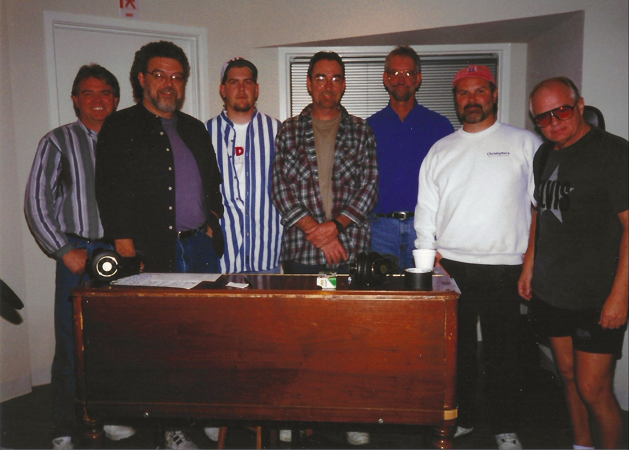Jeremy Moyers in the studio with Don Wise and other musicians